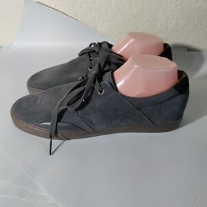 C1RCA Mens Gray Suede Skate Sneakers Size 11